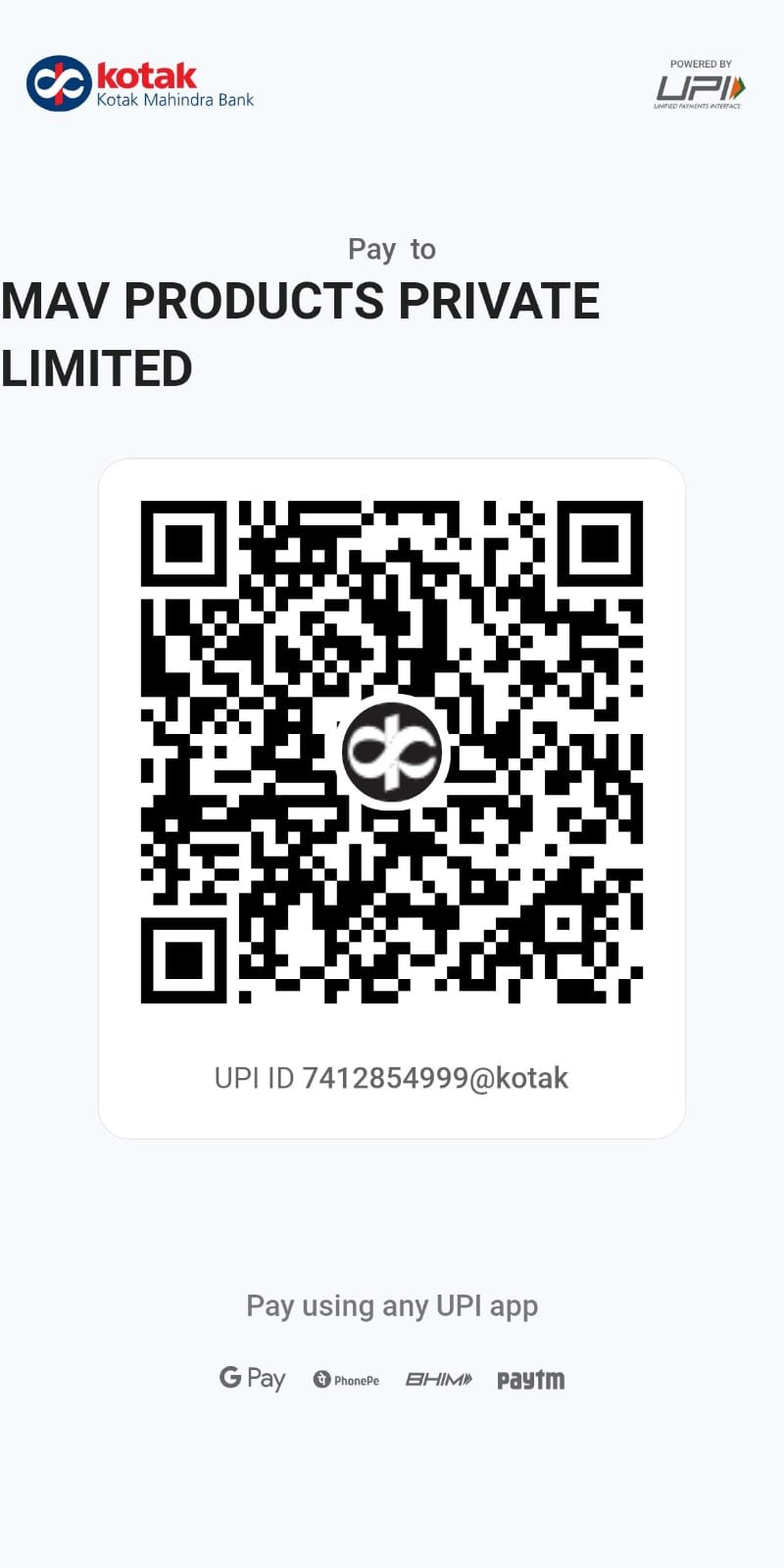 Secure Payment QR Code